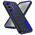 thumbnail image 1 of AUshell for Samsung Galaxy S24 Plus Case (6.7" 2024) with Foldable Kickstand, Anti-slip Tri-layer Rugged PC Frame/Back Silicone Shell Heavy Duty Protective Military-grade Shockproof, Darkblue/Darkblue, 1 of 8