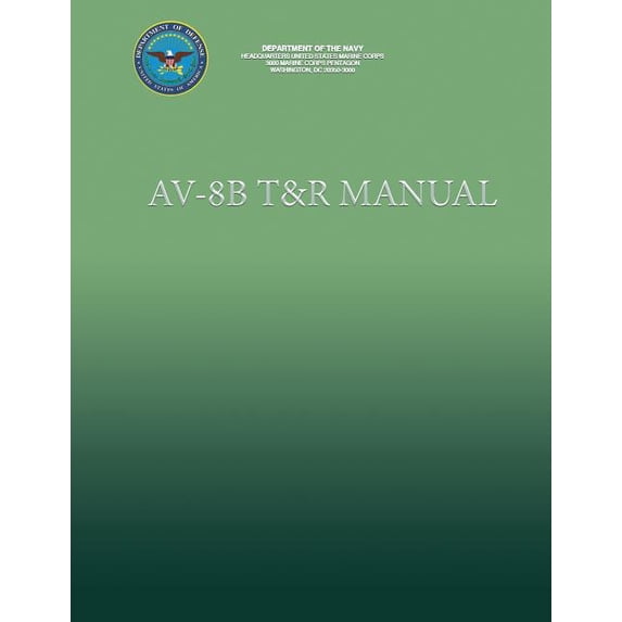 AV-8b T&r Manual