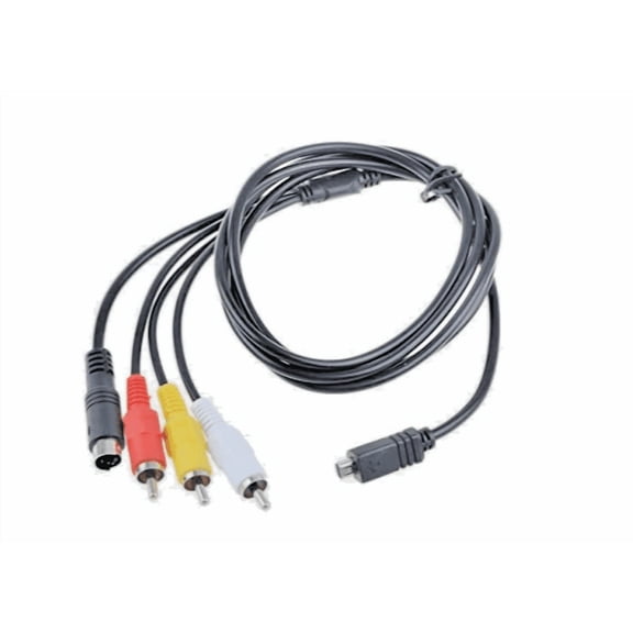 AV A/V Audio Video TV Cable Cord Lead Compatible with Handycam DCR-DVD92/e DCR-DVD406 e