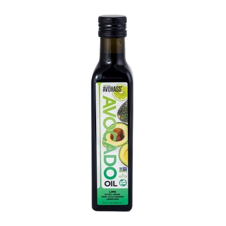 Avohass Lime Infused Extra Virgin Avocado Oil 8.5 fl. oz. Bottle