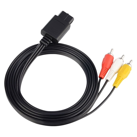 AV Audio Video Adapter Cable Cord for SNES Super N64 Game, Usupdd 2025 AV Audio Video Adapter