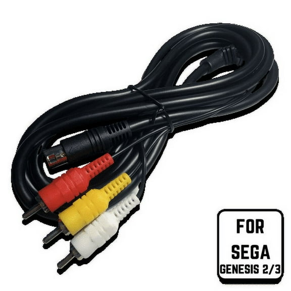 AV Cable for SEGA Genesis Mega Drive 2 and 3