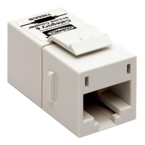 AV Connector, Inline Keystone Coupler, Category 6, Orange