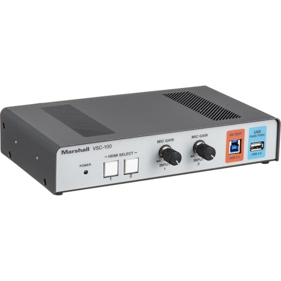 Marshall Electronics VSC-100 AV UCC Consolidator Bridge with Dual HDMI and USB Pass-Through