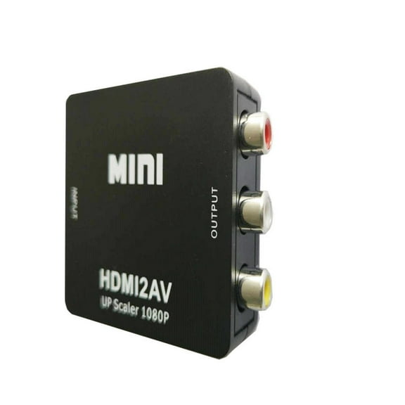 to AV Converter,   to RCA,  to AV, 1080P   to 3RCA CVBS AV Composite Video Audio Converter Adapter Supports PAL/NTSC with USB Charge Cable for PC Laptop HDTV DVD