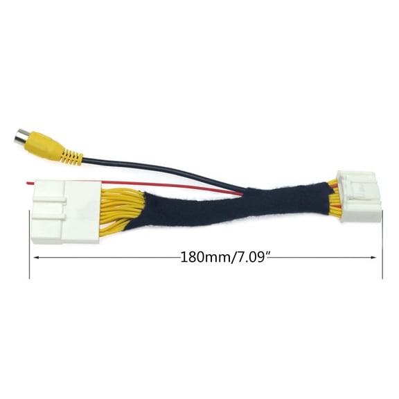 Backup Camera Video Cable for - Monitor Reverse Connection AV Extension Cord RCA Coupler Power Cable