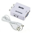 thumbnail image 1 of AV () to VGA Audio Video Converter,Support Resolution 1080P /720P,With 3.5 mm AUDIO Audio Input Port,for STB TV PC, 1 of 5
