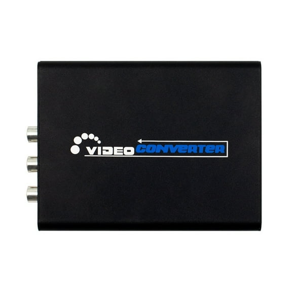 AV S-Video CVBS Sound Video Converters to HDTV 3.5mm Switcher Adapter AV S-Video Switcher For HDTV PC Desktop
