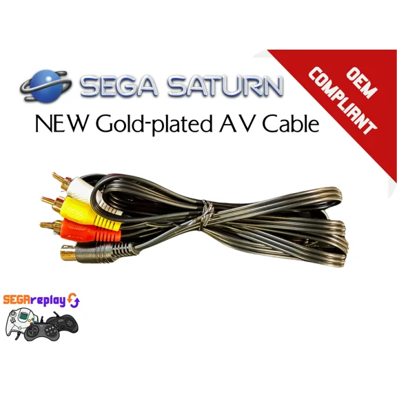 AV S-Video Cable for Sega Saturn