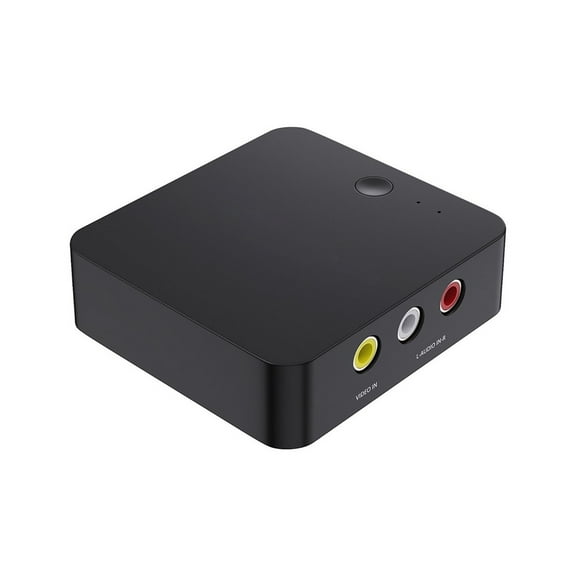 AV Video Recorder,Analog Video To Digital Conversion Save To SD/USB,for VHS,VCR's, RCA, Hi8, Camcorder, DVD Players