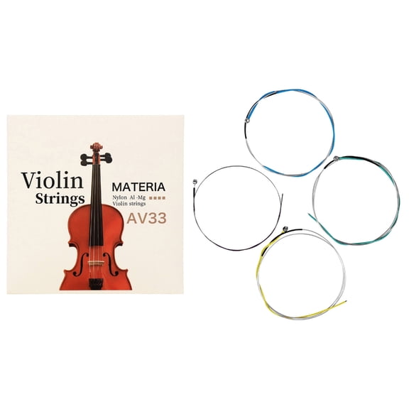 AV33 Violin Strings Full Set EADG String Nylon Violin Fiddle String for Violin Instrument Part