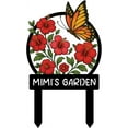 thumbnail image 1 of AVAGifts Personalized Metal Yard Sign for Mother's Day, Bird & Flower Design, Gift for Garden Lovers, Metal Sign, Garden Decor (Red flower), 1 of 9