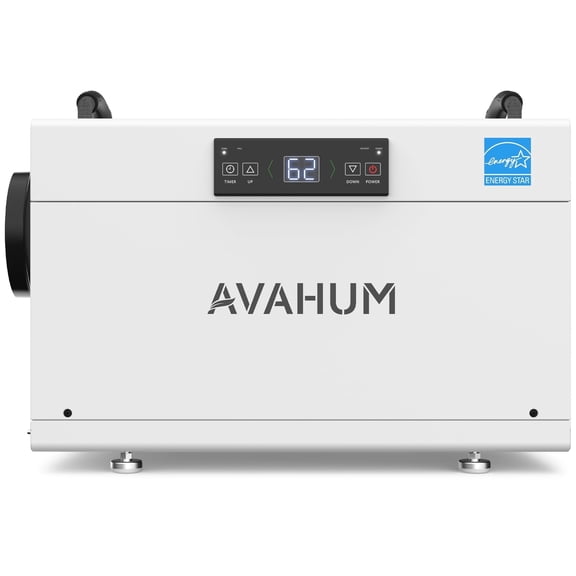 AVAHUM 155 Pints Energy Star Commercial Dehumidifier, for 4,500 sq. ft. Compact Dehumidifier for Crawl Spaces and Basements