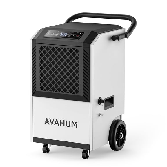 AVAHUM 160 Pints Commercial Dehumidifier with Pump, 48 Pint DOE for 1200 sq. ft, Industrial Dehumidifier for Basements and Warehouses