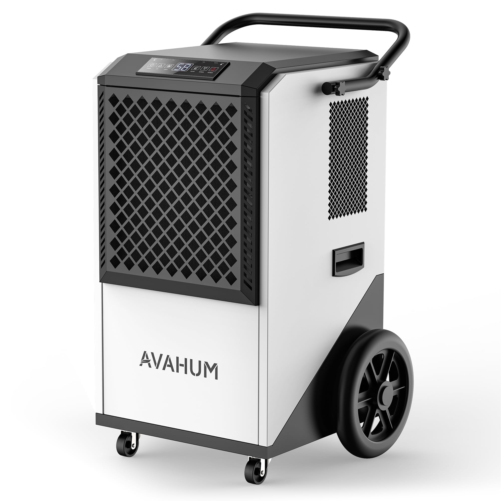 AVAHUM 250 Pints Commercial Dehumidifier with Pump for 6,500 sq. ft, Industrial Dehumidifier for Basements and Warehouses