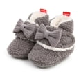 thumbnail image 1 of AVAIL Newborn Baby Boy Girl Soft Fleece Booties Infant Slippers Toddler First Walkers Autumn Winter Ankle Crib Shoes, 1 of 6