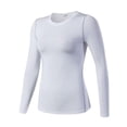 thumbnail image 1 of AVAIL Women's Wicking Breathable Long Sleeve Yoga Workout Activewear Compression Tops T-shirt, 1 of 2