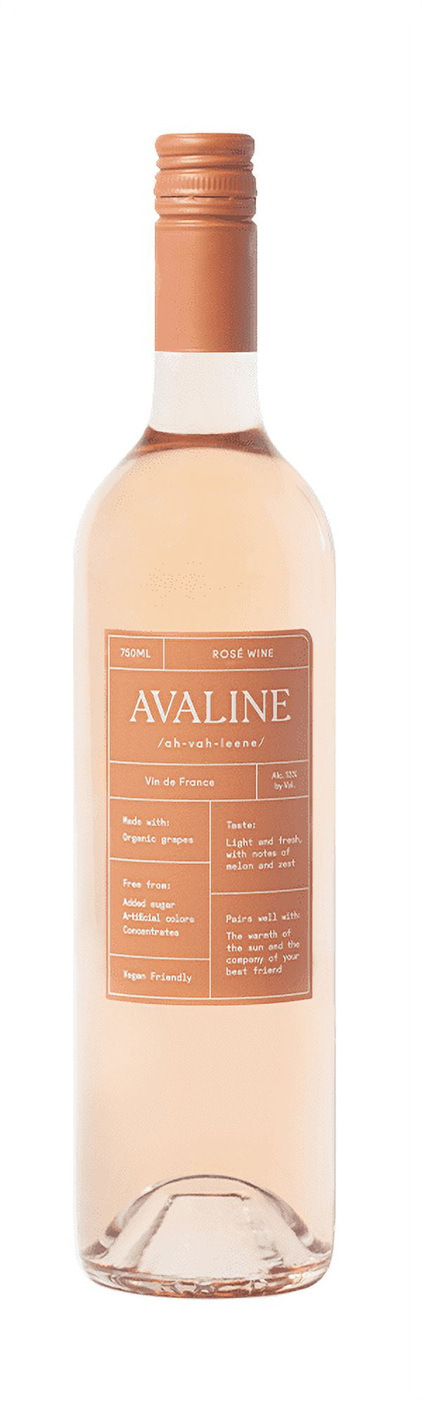 Avaline Rose Wine, 750 mL Glass Bottle, 13% ABV