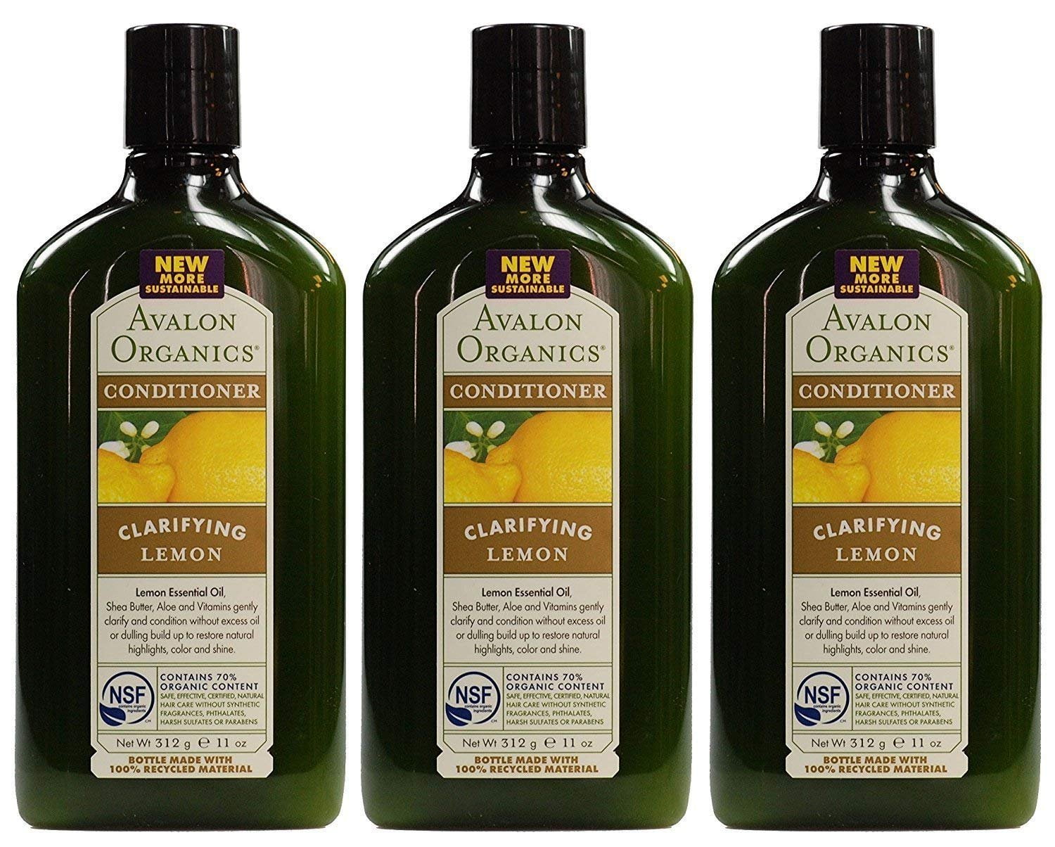 AVALON COND,CLARIFYING,LEMON, 11 FZ, 3 pack