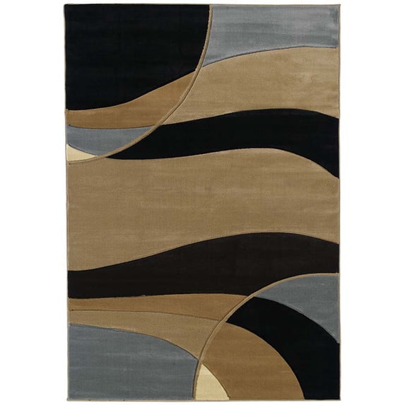 United Weavers Contours Avalon Smoke Blue Oversize Rug 7'10" x 10'6"