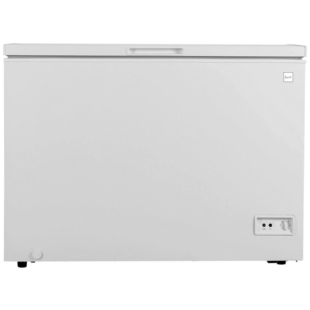 Avanti 10 Cu. Ft. White Commercial Chest Freezer with Solid Door