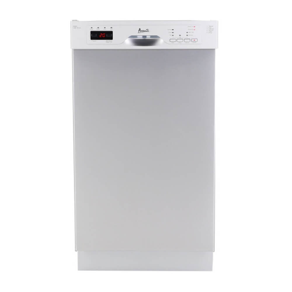 Avanti 18-Inch Silver Stainless Steel Built-In Dishwasher for RV