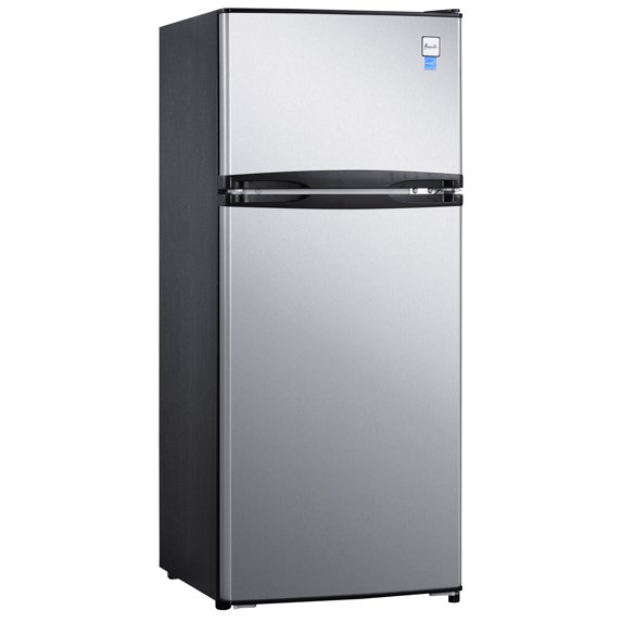 Avanti RA45B3S 4.5 Cu. Ft. Stainless Top Freezer Compact Refrigerator