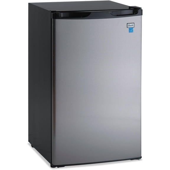Avanti Mini Refrigerator RM24216B - 2.4 Cu Ft, Black, Reversible Door Hinges