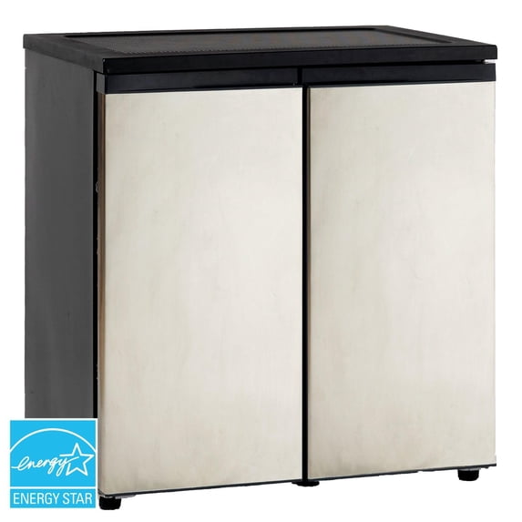 Avanti 5.5 cu. ft. Compact Refrigerator, Side by Side Design, in Stainless Steel (RMS551SS)
