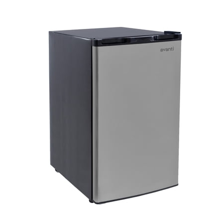 Avanti 4.5 cu. ft. Compact Refrigerator, Mini-Fridge, with True Freezer in Stainless Steel (RMX45B3S)
