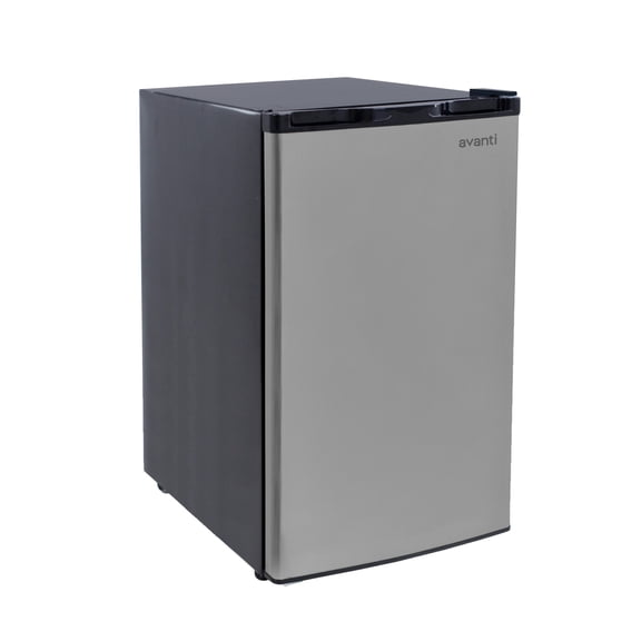 Avanti 4.5 cu. ft. Compact Refrigerator, Mini-Fridge, with True Freezer in Stainless Steel (RMX45B3S)