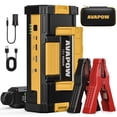 thumbnail image 1 of AVAPOW 6000A Car Battery Jump Starter, Portable Car Jump Starter with Dual USB Quick Charge and DC Output, 12V Jump Pack with Built-in LED Bright Light, Yellow, 1 of 9