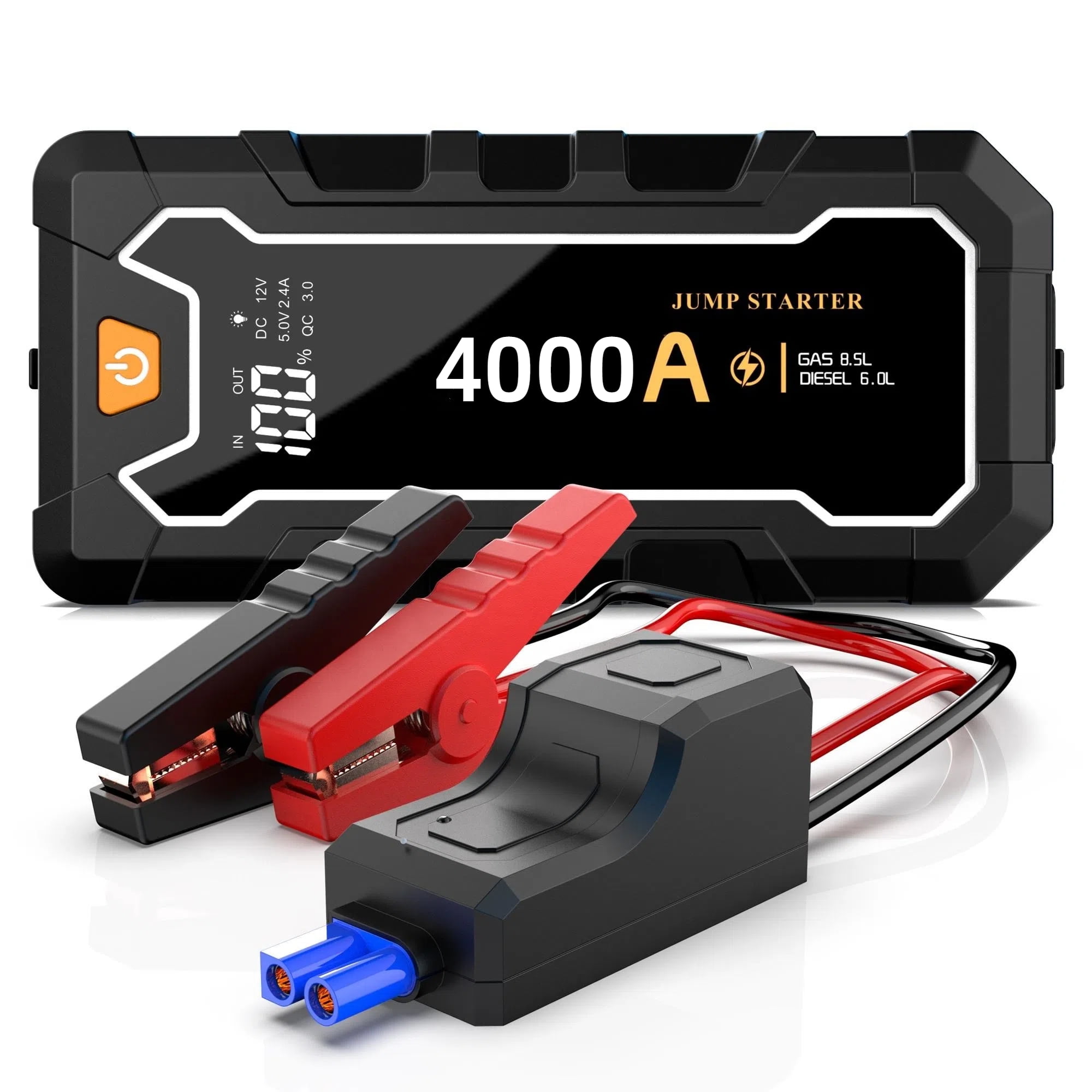 AVAPOW Car Battery Jump Starter, 4000A Jump Starter Battery Pack, 12V