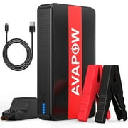AVAPOW Car Jump Starter - 1000A Peak 12V Battery Jump Starter (up to 7.0L Gas) Booster Pack - Power Bank with Built-in LED Light