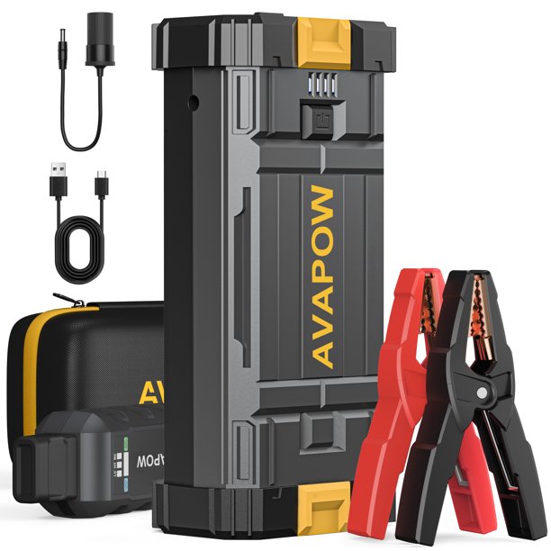 AVAPOW Car Jump Starter, 4000A Peak 27800mAh Battery Jump Starter