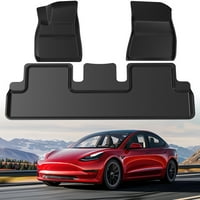 3-Piece All-Weather Floor Mats for Tesla Model 3 (2021-2023)