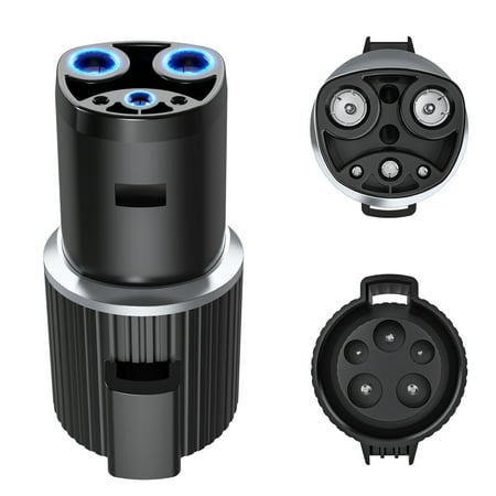 AVAPOW J1772 to Tesla Charging Adapter - 80A/240V AC - Fit for SAE J1772 EV Chargers - Only for Tesla Owners - Black