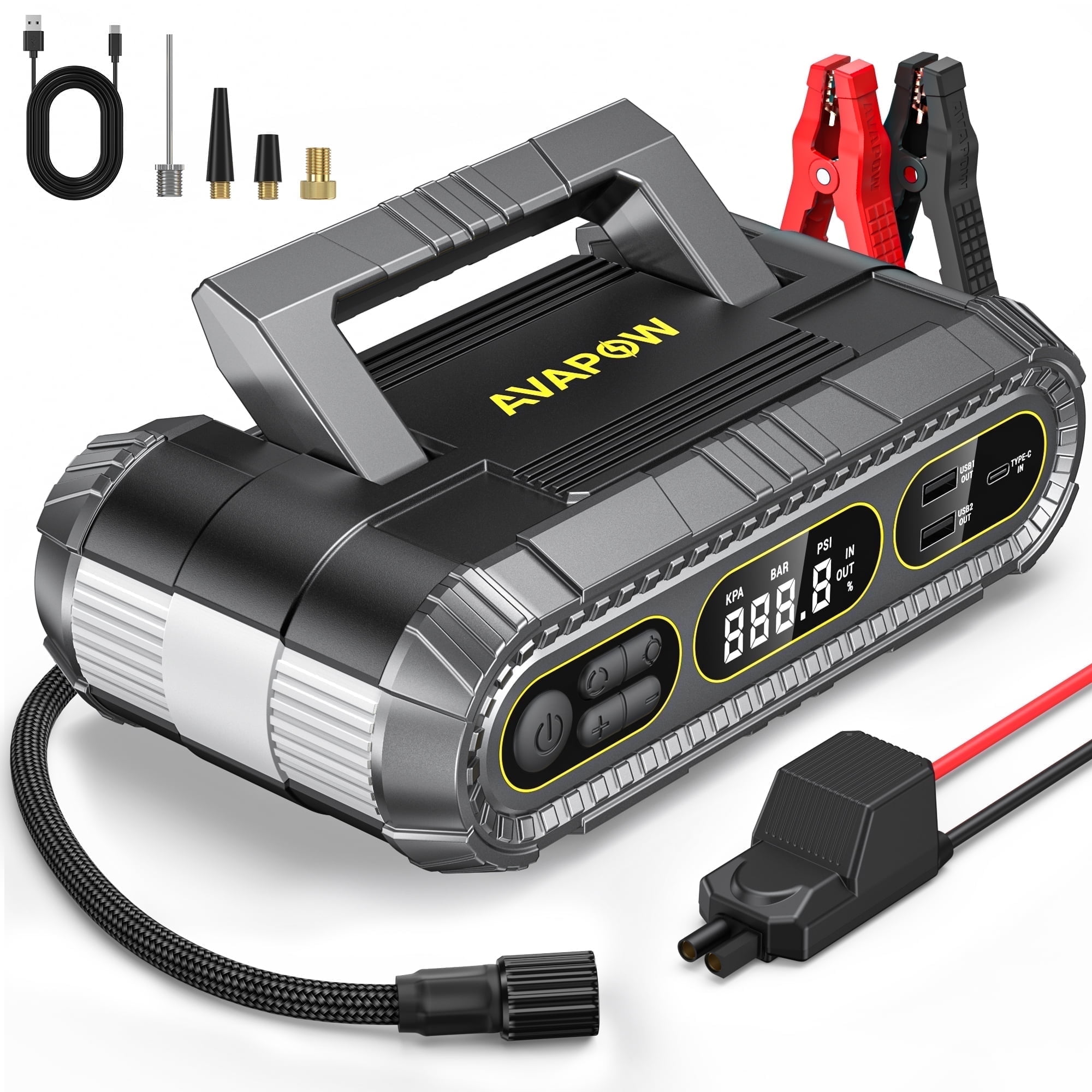 Walmart Black Friday Deals 2025 AVAPOW 2000A Car Jump Starter and