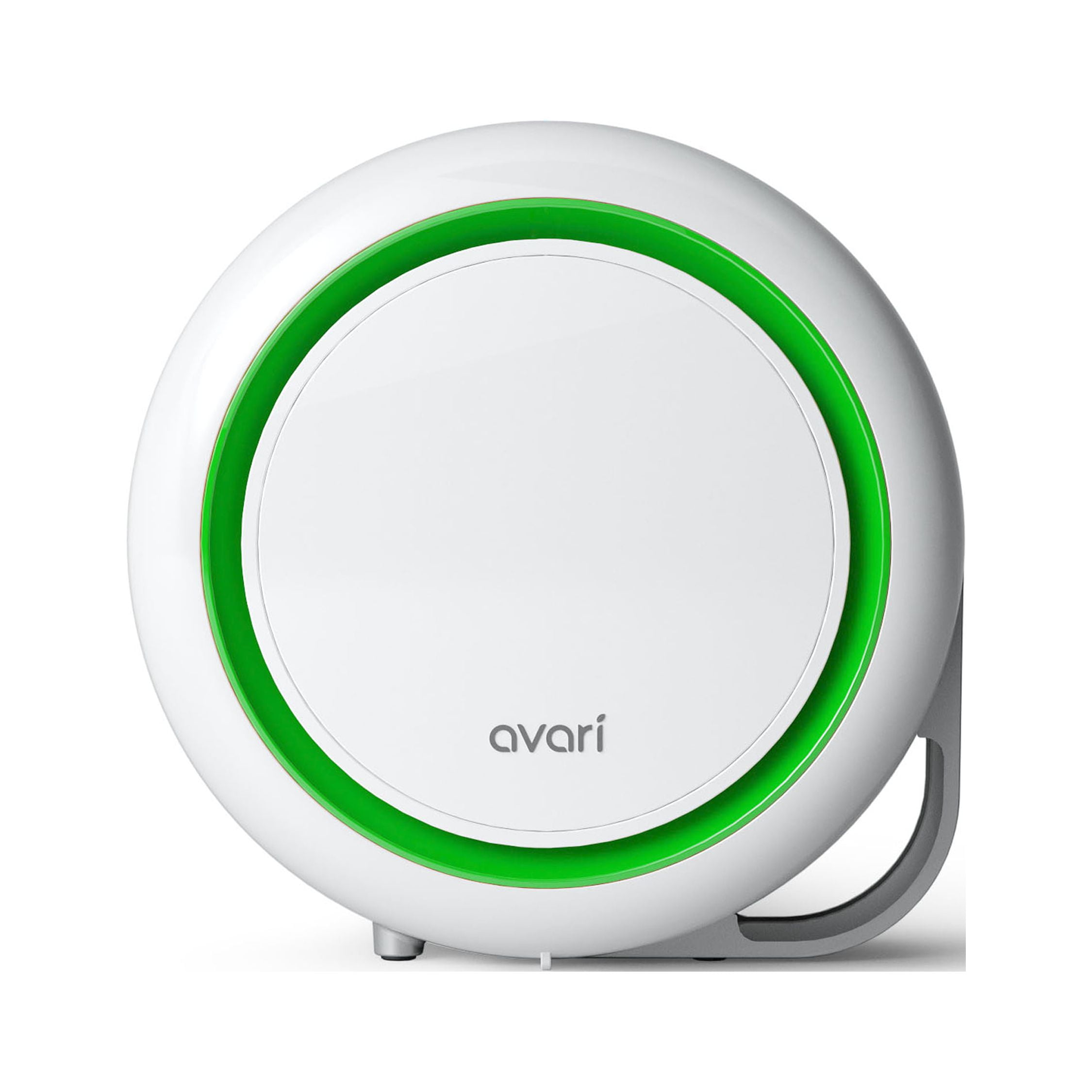 Avari White and Green Electrostatic Desktop Air Purifier