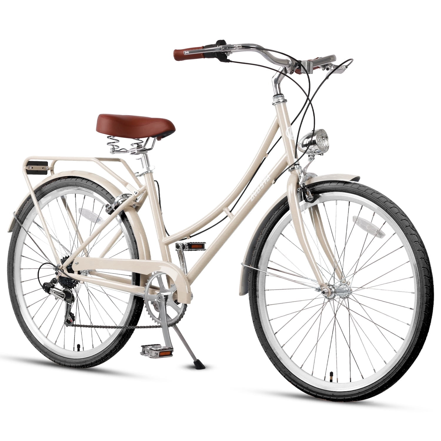 AVASTA Hybrid Bike for Women Female Lightweight Step Through 26