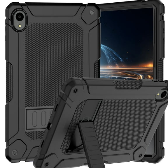 AVAWO Case for Walmart onn 12.1" Tablet Pro (2024 Model), Shockproof Rugged Cover with Stand - Black