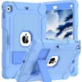 thumbnail image 1 of AVAWO Case for iPad 6th 5th Generation (9.7 inch, 2018/2017), Shockproof Protective with Built-in Stand&Pencil Holder Cover for iPad 6th/5th Gen, Air 2, Sky Blue, 1 of 7
