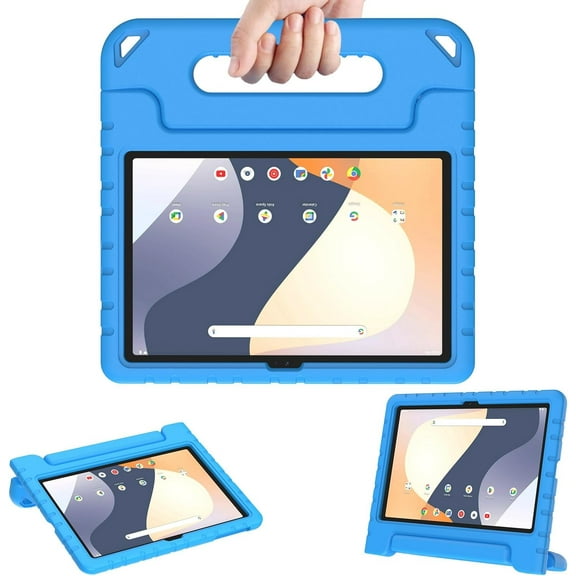 AVAWO Kids Case for Onn 10.1” Model 100135925 Tablet (4th Generation, 2024), Light Weight Shock Proof Handle Stand Case for Walmart Onn 10.1 inch Tablet (Just Fit 2024, 4 Gen),Blue