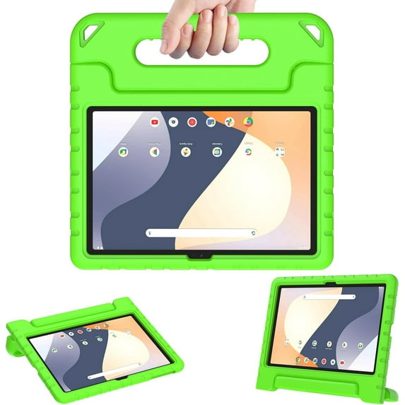AVAWO Kids Case for Onn 10.1” Model 100135925 Tablet (4th Generation, 2024), Light Weight Shock Proof Handle Stand Case for Walmart Onn 10.1 inch Tablet (Just Fit 2024, 4 Gen),Green