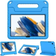 AVAWO Kids Case for Samsung Galaxy Tab A8 10.5 Case 2022 (SM-X200/X205/X207), Galaxy Tab A8 10.5 Case, Shockproof Light Weight Protective Handle Stand Case for Samsung Galaxy Tab A8 10.5 2022, Blue