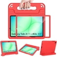 thumbnail image 1 of AVAWO Kids Case for Samsung Galaxy Tab A11+ Plus/A9+ Plus 11-inch 2026/2023, with Built-in Screen Protector, Light Weight Shock Proof Handle Stand Kids Friendly Cover,Red, 1 of 2