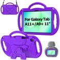 thumbnail image 1 of AVAWO Kids Case for Samsung Galaxy Tab A11+ Plus/A9+ Plus 11 Inch 2026/2023, with Strap, Shockproof Lightweight Handle Stand with Lanyard, Purple, 1 of 8