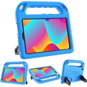 AVAWO for TCL Tab 8 LE (9137w) / WiFi (9132x) 2023 Case for Kids, Boys and Girls EVA Handle Stand Shockproof Cover - Blue