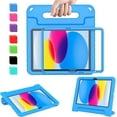 thumbnail image 1 of AVAWO Kids Case for New iPad (A16) 11th Generation 11 Inch 2025 & iPad 10th Generation 10.9" 2022 with Built-in Screen Protector Durable Shockproof Lightweight Handle Cover, Blue, 1 of 11