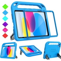 AVAWO Kids Case for New iPad (A16) 11th Generation 11 Inch 2025 & iPad 10th Generation 10.9" 2022 Cover with Built-in Screen Protector, Blue